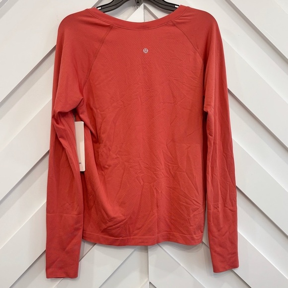NWT Lululemon Swiftly Tech Long Sleeve Shirt *Race In Desert Red Size 14 - Picture 2 of 7